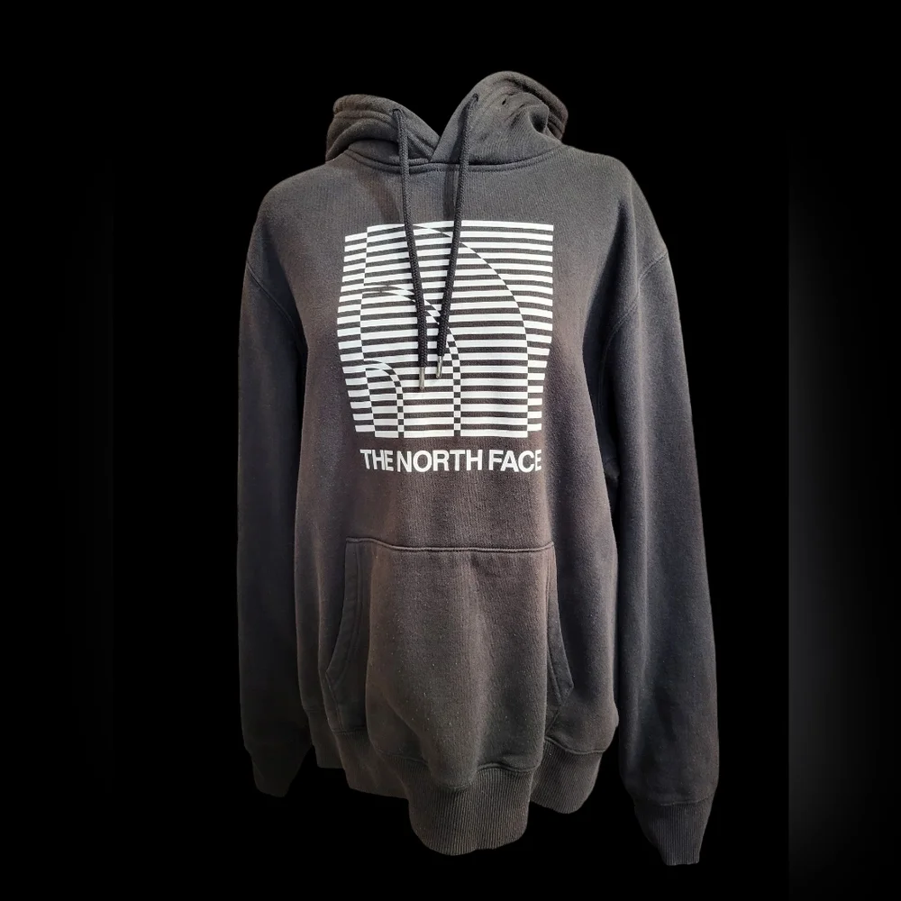 The North Face Hoodie Large Sweatshirt Optical print